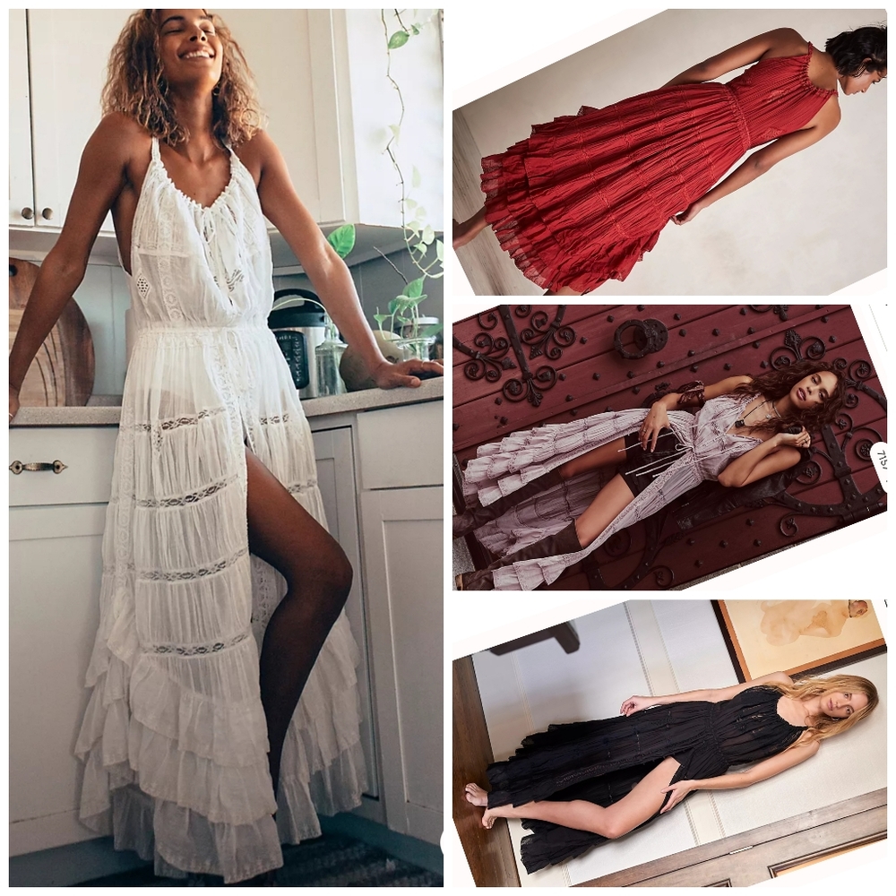 Free people Dolly Bodysuit with long skirt - Picture 3 of 12